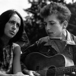 Joan Baez and Bob Dylan in the 1960s